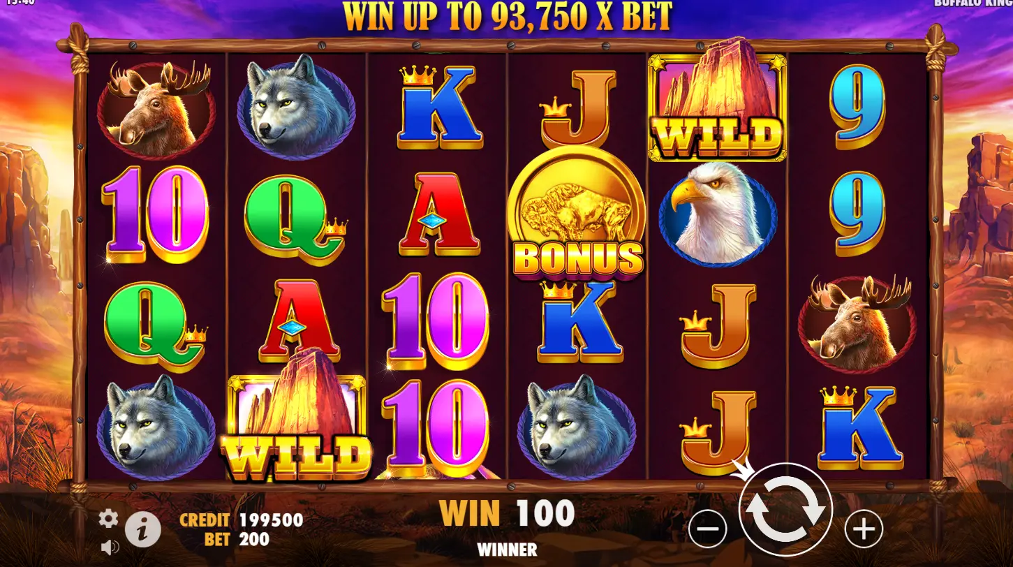 Buffalo slot features Buffalo slot