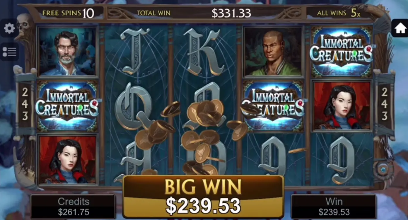 Bonus features in Immortal Creatures Immortal Creatures bonus