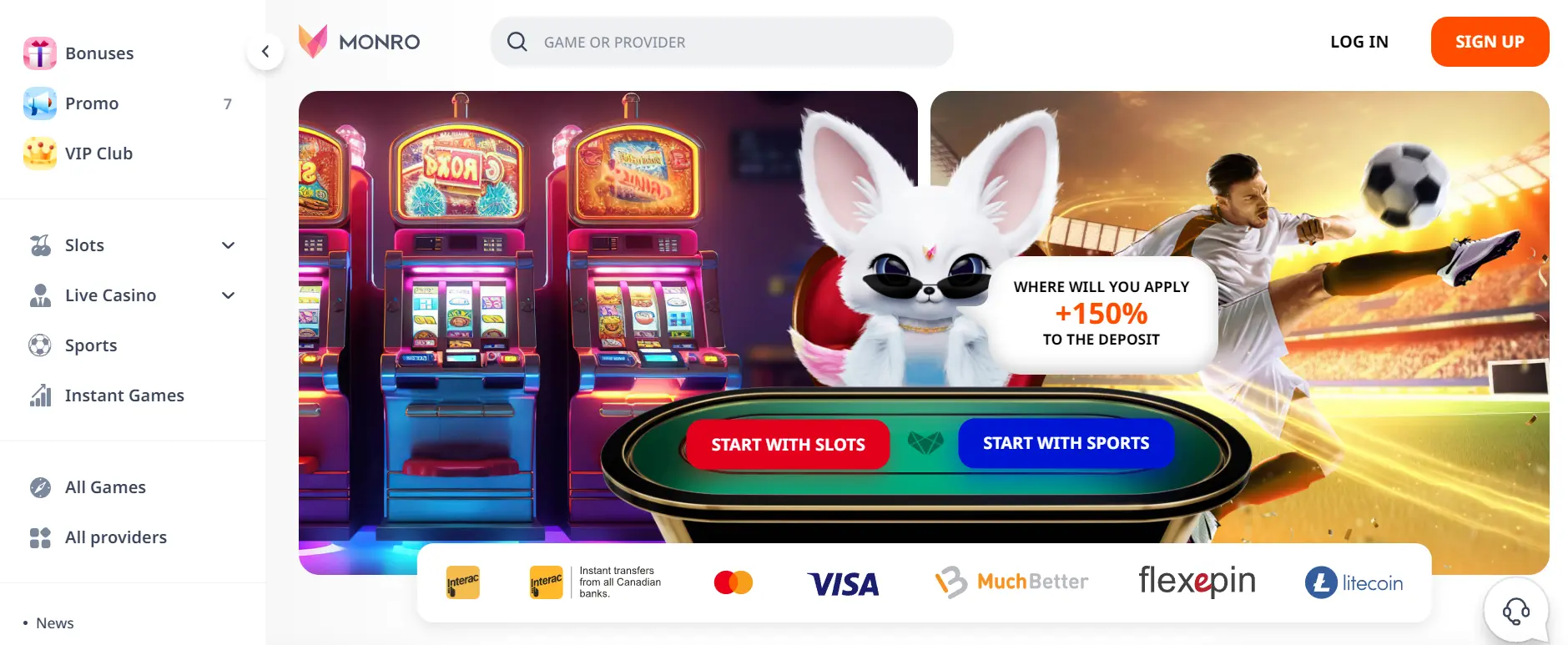 Monro casino online Monro casino