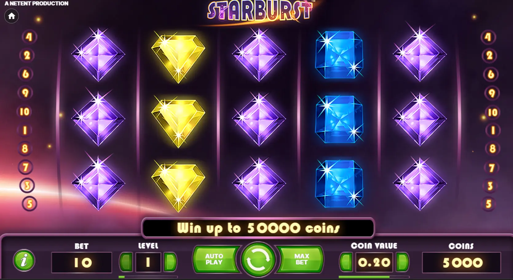Starburst slot features Starburst casino game